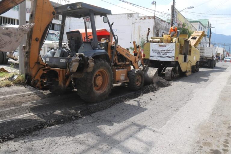 Intensa jornada de obras y servicios: Gobierno de Victoria