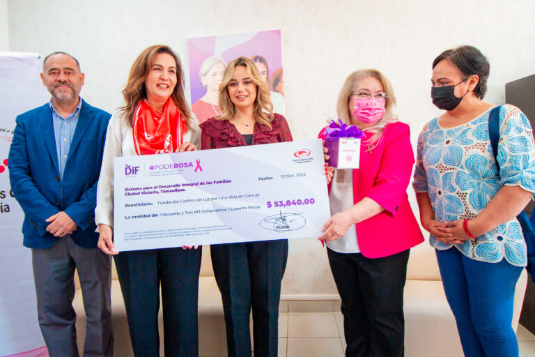 Sistema DIF Victoria apoya a fundación “Cachito de Luz, A.C.”