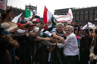 AMLO afirmó que, “si la gente quiere”, en 2023 realizará una marcha de despedida en el Zócalo de la CDMX