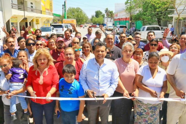 Municipio sigue entregando a victorenses calles con concreto hidráulico